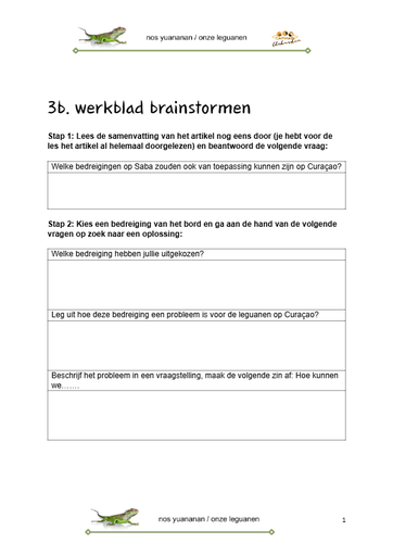les3b - bedreigingen, natuurbehoud en soorten